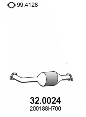 Catalytic Converter Nissan X-TRAIL I