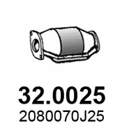 Catalytic Converter Nissan SUNNY III Hatchback · Nissan SUNNY III Liftback · Nissan SUNNY III