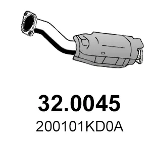 Catalytic Converter Nissan JUKE