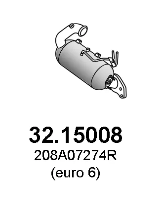 Soot/Particulate Filter, exhaust system Mercedes-Benz B-CLASS Sports Tourer · Mercedes-Benz A-CLASS · Mercedes-Benz CITAN Mixto