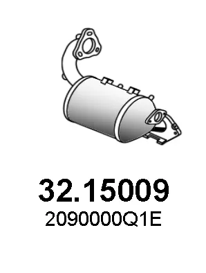 Soot/Particulate Filter, exhaust system Nissan QASHQAI II · Nissan X-TRAIL III · Nissan QASHQAI I VAN