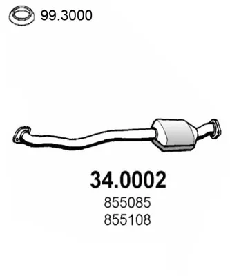 Catalytic Converter Opel ASTRA F Saloon · Opel ASTRA F Convertible · Opel ASTRA F Hatchback