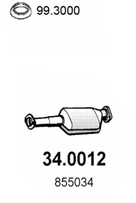 Catalytic Converter Opel ASTRA F Saloon · Opel ASTRA F Convertible · Opel ASTRA F Hatchback