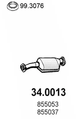 Catalytic Converter Opel ASTRA F Saloon · Opel ASTRA F Hatchback · Opel ASTRA F Estate