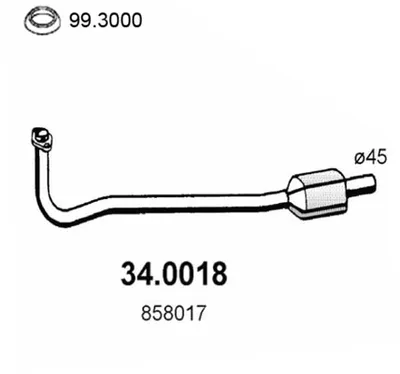 Catalytic Converter Opel COMBO Box Body/MPV · Opel CORSA B · Opel CORSA B Hatchback Van