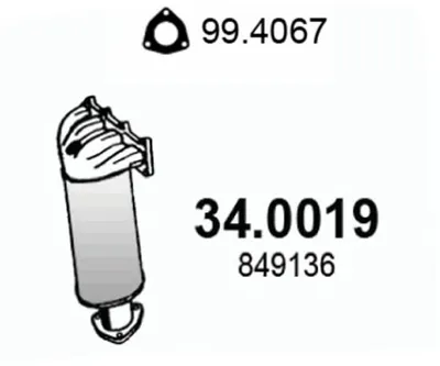 Catalytic Converter Opel AGILA · Opel CORSA C · Opel CORSA D