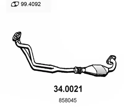 Catalytic Converter Opel OMEGA B Estate · Opel OMEGA B · Vauxhall OMEGA Saloon