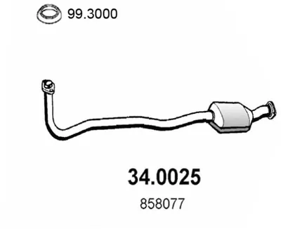 Catalytic Converter Opel VECTRA A · Opel VECTRA B Hatchback · Opel VECTRA B