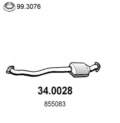 Catalytic Converter Opel CALIBRA A · Opel VECTRA A · Opel VECTRA A Hatchback