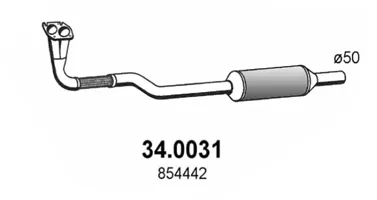 Catalytic Converter Opel ASTRA F Saloon · Opel ASTRA F Convertible · Opel ASTRA G Hatchback