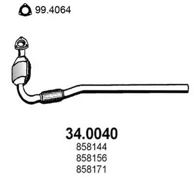 Catalytic Converter Opel CORSA B