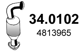 Catalytic Converter Opel ANTARA A · Chevrolet CAPTIVA