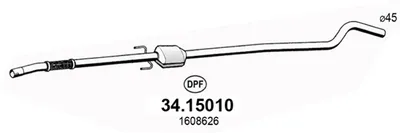 Soot/Particulate Filter, exhaust system Opel CORSA C · Opel CORSA C Hatchback Van