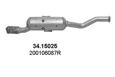 Soot/Particulate Filter, exhaust system Nissan PRIMASTAR Bus · Nissan PRIMASTAR Van · Opel VIVARO A Van