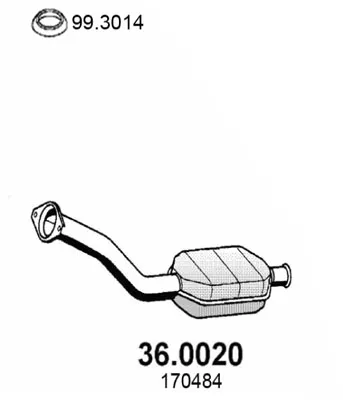 Catalytic Converter Citroën XM · Citroën XM Break · Peugeot 605