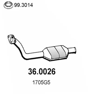 Catalytic Converter Peugeot 406 · Peugeot 406 Break