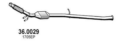 Catalytic Converter Peugeot 206 Hatchback