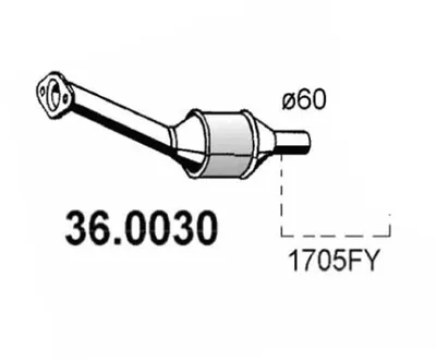 Catalytic Converter Peugeot 206 Hatchback