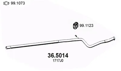 Exhaust Pipe Peugeot 206 Hatchback · Peugeot 206+ · Peugeot 206 Van