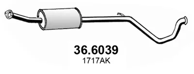 Centre Muffler Citroën C4 Coupe · Citroën C4 I · Citroën C4 I Saloon