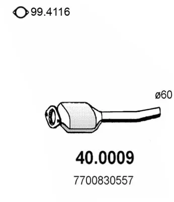 Catalytic Converter Renault LAGUNA I · Renault LAGUNA I Grandtour