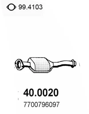 Catalytic Converter Renault 21 Saloon · Renault 21 Estate · Renault 21