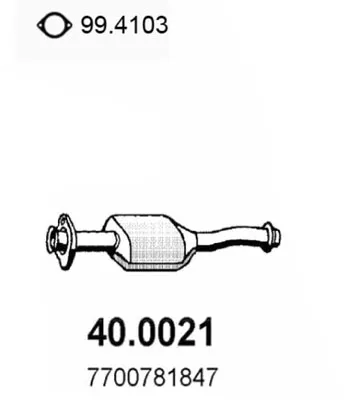 Catalytic Converter Renault 21 Saloon · Renault 21 Estate · Renault 21