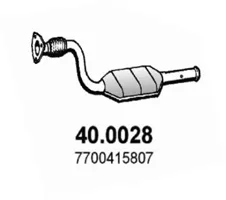 Catalytic Converter Renault KANGOO · Renault CLIO II · Renault KANGOO Express