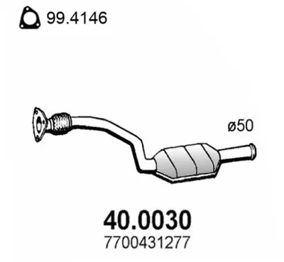 Catalytic Converter Renault LAGUNA I · Renault LAGUNA I Grandtour