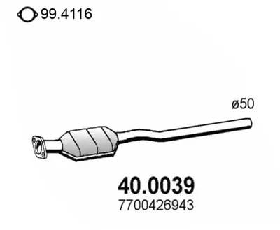 Catalytic Converter Renault LAGUNA I · Renault LAGUNA I Grandtour
