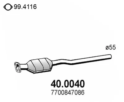 Catalytic Converter Renault LAGUNA I · Renault LAGUNA I Grandtour