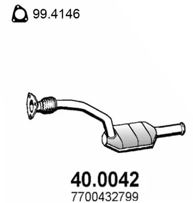 Catalytic Converter Renault MEGANE I · Renault MEGANE I Coach · Renault MEGANE I Classic