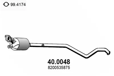 Catalytic Converter Renault LAGUNA II · Renault LAGUNA II Grandtour