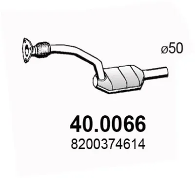 Catalytic Converter Renault MEGANE II · Renault SCÉNIC II · Renault MEGANE II Coupé-Cabriolet
