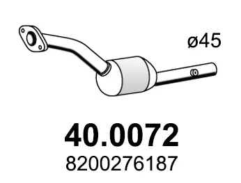 Catalytic Converter Renault MODUS / GRAND MODUS · Renault CLIO III · Renault CLIO III Grandtour