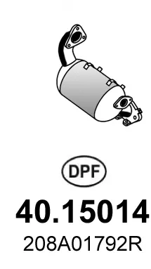 Soot/Particulate Filter, exhaust system Renault MEGANE III Hatchback · Renault MEGANE III Coupe · Renault MEGANE III Grandtour