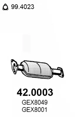 Catalytic Converter Rover 200 II Hatchback · Rover 200 II Convertible · Rover 400 II