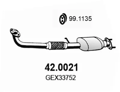 Catalytic Converter Mg MG ZR · Rover 25 I Hatchback