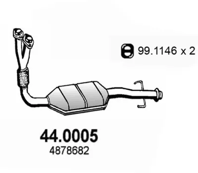 Catalytic Converter Saab 900 II Convertible · Saab 900 II · Saab 900 II Coupe