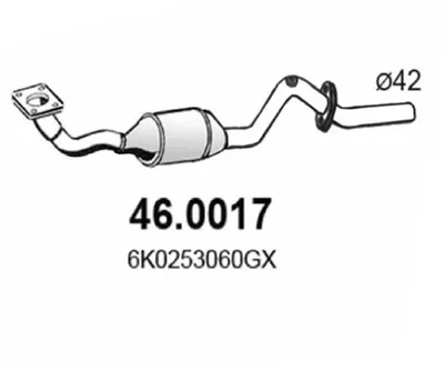 Catalytic Converter Seat CORDOBA · Seat IBIZA II · Seat INCA