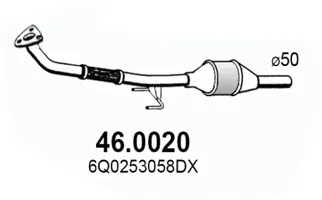 Catalytic Converter Seat IBIZA III · Seat CORDOBA · Skoda FABIA I