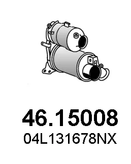 Soot/Particulate Filter, exhaust system Audi A3 · Audi A3 Sportback · Audi A3 Limousine