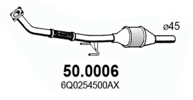 Catalytic Converter Seat IBIZA II · Seat IBIZA III · Seat CORDOBA
