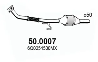 Catalytic Converter Seat IBIZA III · Seat CORDOBA · Skoda FABIA I