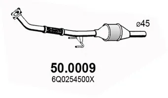 Catalytic Converter Skoda FABIA I · Skoda FABIA I Combi · Skoda FABIA I Saloon