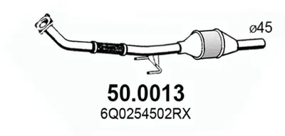 Catalytic Converter Seat IBIZA III · Seat CORDOBA · Seat IBIZA IV