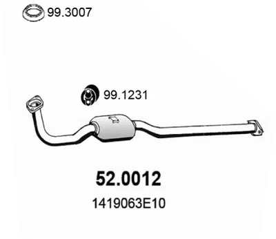 Catalytic Converter Suzuki SWIFT II Hatchback · Suzuki SWIFT II Saloon · Suzuki SWIFT Convertible
