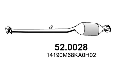 Catalytic Converter Nissan PIXO · Suzuki ALTO VII