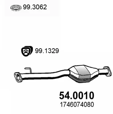 Catalytic Converter Toyota RAV 4 I · Toyota RAV 4 I Cabrio