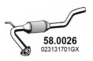 Catalytic Converter Vw TRANSPORTER T4 Bus · Vw TRANSPORTER T4 Van · Vw TRANSPORTER T4 Platform/Chassis (70E, 70L, 70M, 7DE, 7DL, 7D